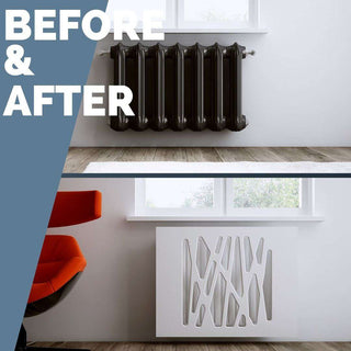 Stylish Radiator Heater Cover with Unusual with GEO Design HIGH GLOSS Finish-Radiator Covers > Panel Radiator Covers > Modern Radiator Covers > Designer Radiator Cover > Custom Made Radiator Covers > Heater Grill Covers > Clip on Panel Covers > Made to Measure Radiator Cover-RadiatorCoversShop.com