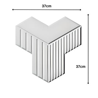 Decorative Wall Panels Gold Tetra Blocks shape routed down line pattern for rich 3D texture Pk3-Gold-One Pack of 3-RadiatorCoversShop.com