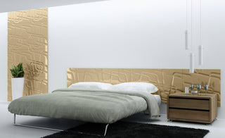 Decorative 3D Textured Feature Wall Panels in Gold Finish with Contemporary Intriguing MAZE Design-Gold-4 x 60x60cm / 23x23"-RadiatorCoversShop.com