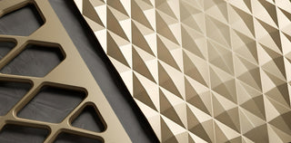 Modern Floating Radiator Heater Cover MINIMAL SQUARES Cabinet Design in GOLD Finish Ref RCMN250GD-75cm-40cm-RadiatorCoversShop.com