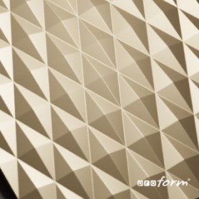 Modern Floating Radiator Heater Cover GEOMETRIC REFLEXION Cabinet Design in GOLD Finish RCGE244GD-75cm-40cm-RadiatorCoversShop.com