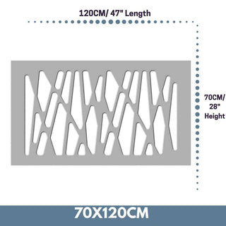 Stylish Radiator Heater Cover with Unusual with GEO Design HIGH GLOSS Finish-Radiator Covers > Panel Radiator Covers > Modern Radiator Covers > Designer Radiator Cover > Custom Made Radiator Covers > Heater Grill Covers > Clip on Panel Covers > Made to Measure Radiator Cover-RadiatorCoversShop.com