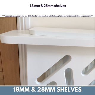 Made to Measure Rounded Radiator Top Shelf Windowsill made with strong 1.8cm thickness material-Radiator Shelf > Shelves above Radiator > Radiator Heater Shelves > Custom Made Radiator Shelves > Made to Measure Windowsills > Bespoke Shelf Window Sills > Matching Shelves above Radiator Covers-RadiatorCoversShop.com