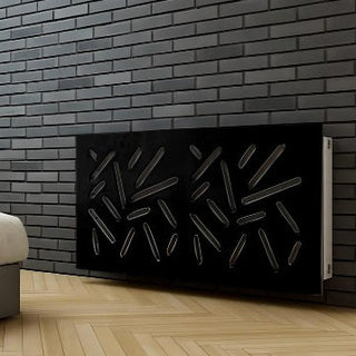 Modern Radiator Heater Cover with STICKS Design GLOSS Finish-Radiator Covers > Panel Radiator Covers > Modern Radiator Covers > Designer Radiator Cover > Custom Made Radiator Covers > Heater Grill Covers > Clip on Panel Covers > Made to Measure Radiator Cover-RadiatorCoversShop.com