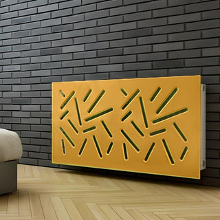 Modern Clip on Radiator Heater Cover with Trendy STICKS Design in SATIN MATT Finish-Radiator Covers > Panel Radiator Covers > Modern Radiator Covers > Designer Radiator Cover > Custom Made Radiator Covers > Heater Grill Covers > Clip on Panel Covers > Made to Measure Radiator Cover-RadiatorCoversShop.com