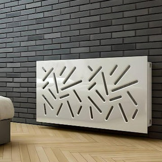 Modern Radiator Heater Cover with STICKS Design GLOSS Finish-Radiator Covers > Panel Radiator Covers > Modern Radiator Covers > Designer Radiator Cover > Custom Made Radiator Covers > Heater Grill Covers > Clip on Panel Covers > Made to Measure Radiator Cover-RadiatorCoversShop.com