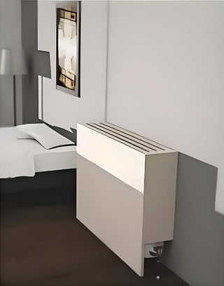 Modern Floating Radiator Heater Cover MINIMAL PURE PANEL Cabinet Design 40-180cm Long Ref RCMN254-75cm-40cm-RadiatorCoversShop.com