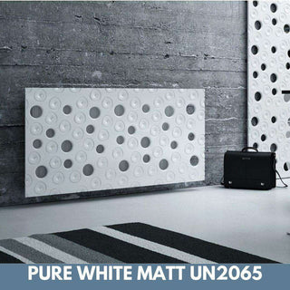 CustomMade Radiator Cover Decorative MOON Design WHITE 70 80 90 100 110 120 130 140 150 160 170 180-Radiator Covers > Panel Radiator Covers > Modern Radiator Covers > Designer Radiator Cover > Custom Made Radiator Covers > Heater Grill Covers > Clip on Panel Covers > Made to Measure Radiator Cover-RadiatorCoversShop.com