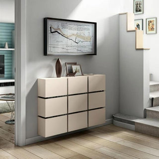 Contemporary Floating Radiator Heater Cabinet Cover 9 CUBES design with Integrate Shelf 70 to 180cm-Radiator Covers > Floting Radiator Cabinets > Shelf Radiator Cover > Modern Radiator Covers > Designer Radiator Covers > Custom Made Heater Cover > Wall Mounted Cover > Made toMeasure Radiator Cover-RadiatorCoversShop.com