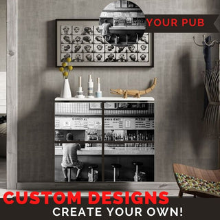 ADD ON Custom Print Personalisation photo on MINIMAL SQUARES LINES & TABLE Radiator Heater Cabinet-Radiator Covers > Floting Radiator Cabinets > Shelf Radiator Cover > Modern Radiator Covers > Designer Radiator Covers > Custom Made Heater Cover > Wall Mounted Cover > Made toMeasure > Custom Designs-RadiatorCoversShop.com