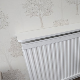 Made to Measure Rounded Radiator Top Shelf Windowsill made with strong 1.8cm thickness material-Radiator Shelf > Shelves above Radiator > Radiator Heater Shelves > Custom Made Radiator Shelves > Made to Measure Windowsills > Bespoke Shelf Window Sills > Matching Shelves above Radiator Covers-RadiatorCoversShop.com