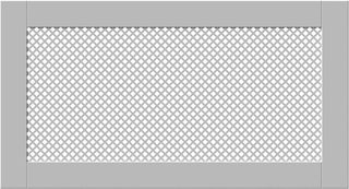 Classic White Floating Radiator Heater Covers with Elegant DIAMOND decorative grille screen panel-Radiator Covers > Panel Radiator Covers > Classic Radiator Covers > Designer Radiator Cover > Custom Made Radiator Covers > Heater Grill Covers > Clip on Panel Covers > Made to Measure Radiator Cover-RadiatorCoversShop.com