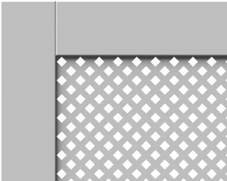 SALE Elegant White Removable Radiator Heater Covers with Classic DIAMOND decorative grille screen panel-Radiator Covers > Classic Radiator Covers > Designer Radiator Cover > Custom Made Radiator Covers > Heater Grill Covers > Removable Covers > Made to Measure Radiator Cover > Floating Radiator Covers-RadiatorCoversShop.com