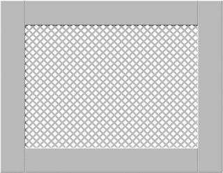 Classic White Floating Radiator Heater Covers with Elegant DIAMOND decorative grille screen panel-Radiator Covers > Panel Radiator Covers > Classic Radiator Covers > Designer Radiator Cover > Custom Made Radiator Covers > Heater Grill Covers > Clip on Panel Covers > Made to Measure Radiator Cover-RadiatorCoversShop.com