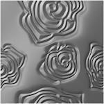 Decorative 3D Textured Feature Wall Panels with Subtle ROSE Design-Wall Panelling > Decorative Wall Panels > Textured Wall Panels > 3D Wall Panels > Feature Wall Covering-RadiatorCoversShop.com