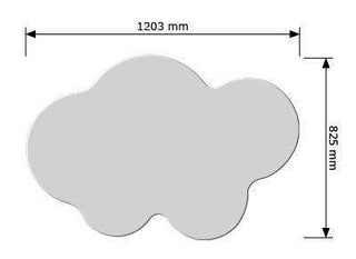 Kids CLOUDS design decorative board wall panel for Children’s Bedroom Nursery Playroom-Headboards > Wall Protection > Kids Headboards > Children Bedroom Headboards-RadiatorCoversShop.com