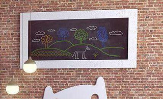 Kids Magnetic Blackboard chalkboard with BALLOONS frame design for Children’s Bedroom Playroom-Chalkboards > Blackboards > Home Notice Board > Children Play Boards-RadiatorCoversShop.com