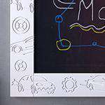 Kids Magnetic Blackboard chalkboard with CARS frame design for Children’s Bedroom Nursery Playroom-Chalkboards > Blackboards > Home Notice Board > Children Play Boards-RadiatorCoversShop.com