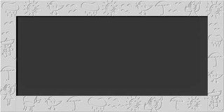 Kids Magnetic Blackboard chalkboard with CLOUDS frame design for Children’s Bedroom Playroom-Chalkboards > Blackboards > Home Notice Board > Children Play Boards-RadiatorCoversShop.com