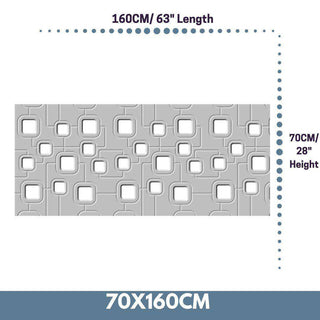 Bespoke Radiator Heater Cover geometric SATURN Design WHITE available in lengths from 70cm to 180cm-Radiator Covers > Panel Radiator Covers > Modern Radiator Covers > Designer Radiator Cover > Custom Made Radiator Covers > Heater Grill Covers > Clip on Panel Covers > Made to Measure Radiator Cover-RadiatorCoversShop.com