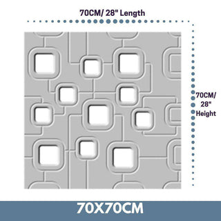 Bespoke Radiator Heater Cover geometric SATURN Design WHITE available in lengths from 70cm to 180cm-Radiator Covers > Panel Radiator Covers > Modern Radiator Covers > Designer Radiator Cover > Custom Made Radiator Covers > Heater Grill Covers > Clip on Panel Covers > Made to Measure Radiator Cover-RadiatorCoversShop.com