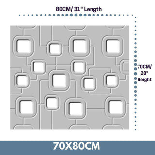 Bespoke Radiator Heater Cover geometric SATURN Design WHITE available in lengths from 70cm to 180cm-Radiator Covers > Panel Radiator Covers > Modern Radiator Covers > Designer Radiator Cover > Custom Made Radiator Covers > Heater Grill Covers > Clip on Panel Covers > Made to Measure Radiator Cover-RadiatorCoversShop.com