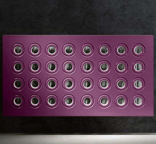Made to Measure Radiator Heater Cover with Contemporary RINGS Design HIGH GLOSS Finish-Radiator Covers > Panel Radiator Covers > Modern Radiator Covers > Designer Radiator Cover > Custom Made Radiator Covers > Heater Grill Covers > Clip on Panel Covers > Made to Measure Radiator Cover-RadiatorCoversShop.com