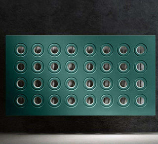 Made to Measure Radiator Heater Cover with Contemporary RINGS Design SATIN MATT Finish-Radiator Covers > Panel Radiator Covers > Modern Radiator Covers > Designer Radiator Cover > Custom Made Radiator Covers > Heater Grill Covers > Clip on Panel Covers > Made to Measure Radiator Cover-RadiatorCoversShop.com