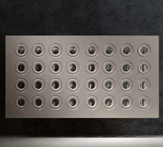 Made to Measure Radiator Heater Cover with Contemporary RINGS Design SATIN MATT Finish-Radiator Covers > Panel Radiator Covers > Modern Radiator Covers > Designer Radiator Cover > Custom Made Radiator Covers > Heater Grill Covers > Clip on Panel Covers > Made to Measure Radiator Cover-RadiatorCoversShop.com
