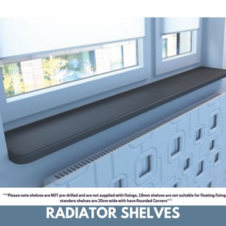SALE Made to Measure Radiator Top Shelf windowsill White 18 or 28mm Floating Shelves-Radiator Shelf > Shelves above Radiator > Radiator Heater Shelves > Custom Made Radiator Shelves > Made to Measure Windowsills > Bespoke Shelf Window Sills > Matching Shelves above Radiator Covers-RadiatorCoversShop.com