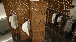 Modern Custom Made Radiator Heater Cover with Trendy STICKS Design in Oak Wood Finish-Radiator Covers > Panel Radiator Covers > Modern Radiator Covers > Designer Radiator Cover > Custom Made Radiator Covers > Heater Grill Covers > Clip on Panel Covers > Made to Measure Radiator Cover-RadiatorCoversShop.com