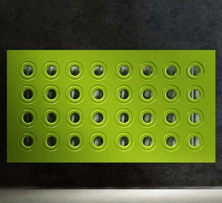 Made to Measure Radiator Heater Cover with Contemporary RINGS Design HIGH GLOSS Finish-Radiator Covers > Panel Radiator Covers > Modern Radiator Covers > Designer Radiator Cover > Custom Made Radiator Covers > Heater Grill Covers > Clip on Panel Covers > Made to Measure Radiator Cover-RadiatorCoversShop.com