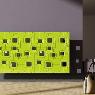 Bespoke Floating Radiator Heater Cover with geometric SATURN Design HIGH GLOSS Finish-Radiator Covers > Panel Radiator Covers > Modern Radiator Covers > Designer Radiator Cover > Custom Made Radiator Covers > Heater Grill Covers > Clip on Panel Covers > Made to Measure Radiator Cover-RadiatorCoversShop.com
