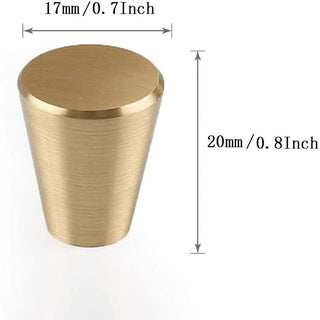 Copper Cone Radiator Cabinet Drawer Replacement Knob Handles 17x20mm-Radiator Covers > Floting Radiator Cabinets > Drawer Radiator Cover > Modern Radiator Covers > Designer Radiator Covers > Custom Made Heater Cover > Wall Mounted Covers > Made toMeasure Radiator Cover-RadiatorCoversShop.com