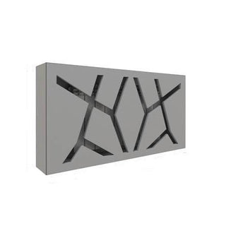Luxury Floating Radiator Heater Cover Abstract Avant-Garde White Cabinet Design with integrated top shelf up to 140cm long RCLL142-Radiator Covers > Floting Radiator Cabinets > Shelf Radiator Cover > Modern Radiator Covers > Designer Radiator Covers > Custom Made Heater Cover > Wall Mounted Cover > Made toMeasure Radiator Cover-RadiatorCoversShop.com