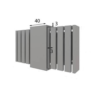 Luxury Floating Radiator Heater Cover Band over Slats Cabinet Design with integrated top shelf up to 140cm long RCLL139-Radiator Covers > Floting Radiator Cabinets > Shelf Radiator Cover > Modern Radiator Covers > Designer Radiator Covers > Custom Made Heater Cover > Wall Mounted Cover > Made toMeasure Radiator Cover-RadiatorCoversShop.com