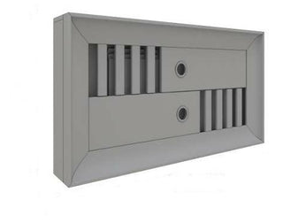 Luxury Floating Radiator Heater Cover Framed Reverse Slats & Box Cabinet Box Design with integrated top shelf up to 140cm long RCLL143-Radiator Covers > Floting Radiator Cabinets > Shelf Radiator Cover > Modern Radiator Covers > Designer Radiator Covers > Custom Made Heater Cover > Wall Mounted Cover > Made toMeasure Radiator Cover-RadiatorCoversShop.com