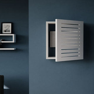 Modern Floating Electric Meter Cover GEOMETRIC LINE Fuse Box Cupboard Hall Wall Cabinet RCGE242EM-Electric Meter Cabinet > Meter Boxes > Electric Meter Enclosure > Radiator Casing > Meter Enclosure > Fuse Box Cover > Meter Screens > Fuse Box Topper > Air Conditioner Cover > Air Conditioner Cabinet-RadiatorCoversShop.com