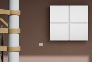 Modern Floating Electric Meter Cover MINIMAL SQUARES Fuse Box Cupboard Hall Wall Cabinet RCMN250EM-Electric Meter Cabinet > Meter Boxes > Electric Meter Enclosure > Radiator Casing > Meter Enclosure > Fuse Box Cover > Meter Screens > Fuse Box Topper > Air Conditioner Cover > Air Conditioner Cabinet-RadiatorCoversShop.com