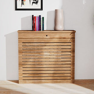 Modern Floating Radiator Heater Cover GEOMETRIC LINE Cabinet Design with wooden drawers Ref RCGE242D-Radiator Cabinets > Heater Boxes > Radiator Enclosure > Radiator Casing > Radiator Enclosure > Custom Made Radiator Cabinets > Radiator Screens > Radiator Topper > Radiator Cabinet with drawer-RadiatorCoversShop.com