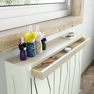 Modern Floating Radiator Heater Cover NORDIC CANES Metal Cabinet design flush wood top Ref RCNR232-Radiator Covers > Floting Radiator Cabinets > Drawer Radiator Cover > Modern Radiator Covers > Designer Radiator Covers > Custom Made Heater Cover > Wall Mounted Covers > Made toMeasure Radiator Cover-RadiatorCoversShop.com