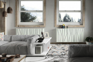 Modern Floating Radiator Heater Cover NORDIC CANES Metal Cabinet design flush wood top Ref RCNR232-Radiator Covers > Floting Radiator Cabinets > Drawer Radiator Cover > Modern Radiator Covers > Designer Radiator Covers > Custom Made Heater Cover > Wall Mounted Covers > Made toMeasure Radiator Cover-RadiatorCoversShop.com