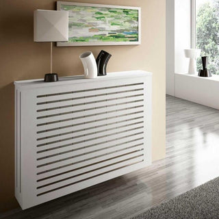 Modern Floating Radiator Heater Cover GEOMETRIC LINE Cabinet Box Design with Top Shelf Ref RCGE242-Radiator Covers > Floting Radiator Cabinets > Shelf Radiator Cover > Modern Radiator Covers > Designer Radiator Covers > Custom Made Heater Cover > Wall Mounted Cover > Made toMeasure Radiator Cover-RadiatorCoversShop.com