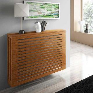 Modern Floating Radiator Heater Cover GEOMETRIC LINE Cabinet Box Design with Top Shelf Ref RCGE242-Radiator Covers > Floting Radiator Cabinets > Shelf Radiator Cover > Modern Radiator Covers > Designer Radiator Covers > Custom Made Heater Cover > Wall Mounted Cover > Made toMeasure Radiator Cover-RadiatorCoversShop.com