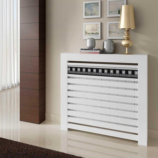 Floor Standing Modern White Radiator Heater Cabinet CLASSIC LINES Cover Box Design Ref RCCL202-Radiator Cabinets > Heater Boxes > Radiator Enclosure > Radiator Casing > Radiator Enclosure > Custom Made Radiator Cabinets > Radiator Screens > Radiator Topper > Radiator Cabinet traditional style-RadiatorCoversShop.com