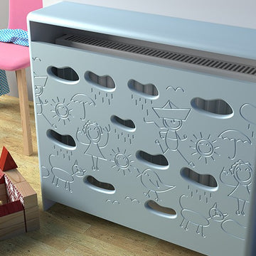 Kid Room Radiator Children Design Radiator Cabinet Cover CARS for Boys nursery playroom ...