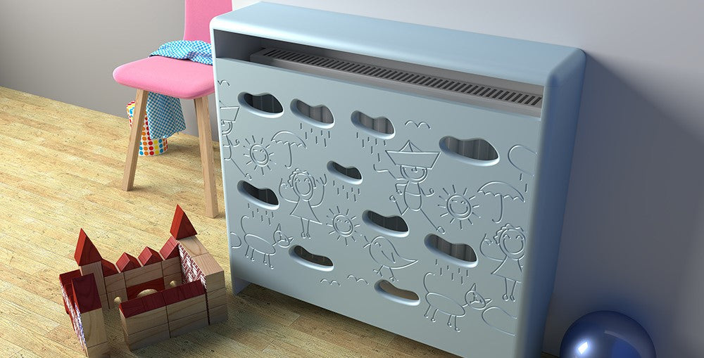 Kid Room Radiator Children Design Radiator Cabinet Cover CARS for Boys nursery playroom ...