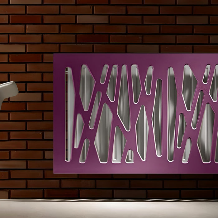 Stylish Removable Radiator Radiator Cover in Futuristic GEO Design ...