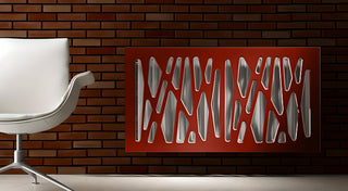 Stylish Radiator Heater Cover with Unusual with GEO Design HIGH GLOSS Finish-Radiator Covers > Panel Radiator Covers > Modern Radiator Covers > Designer Radiator Cover > Custom Made Radiator Covers > Heater Grill Covers > Clip on Panel Covers > Made to Measure Radiator Cover-RadiatorCoversShop.com