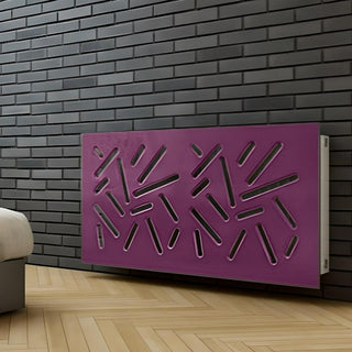 Modern Radiator Heater Cover with STICKS Design GLOSS Finish-Radiator Covers > Panel Radiator Covers > Modern Radiator Covers > Designer Radiator Cover > Custom Made Radiator Covers > Heater Grill Covers > Clip on Panel Covers > Made to Measure Radiator Cover-RadiatorCoversShop.com